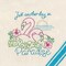Stitcher's Revolution Flamingo Lingo SR36 embroidery iron on pattern